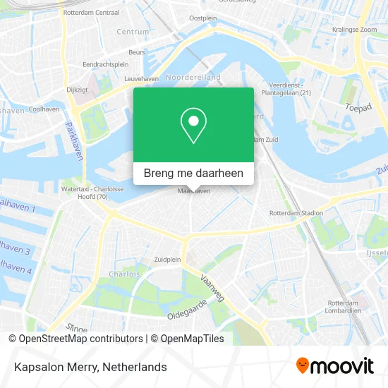 Kapsalon Merry kaart