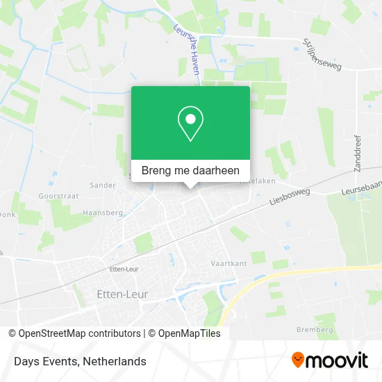 Days Events kaart