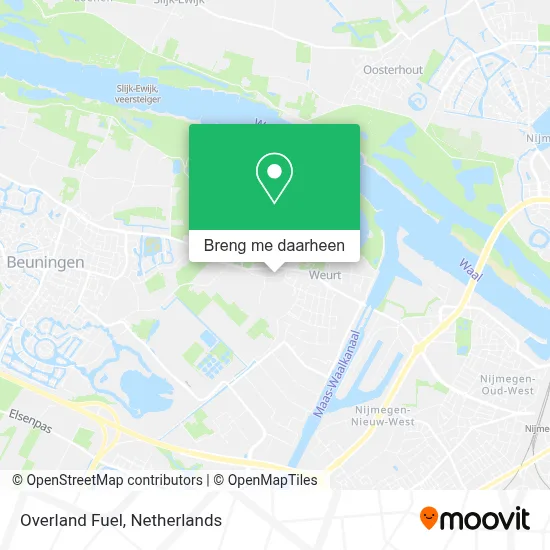 Overland Fuel kaart