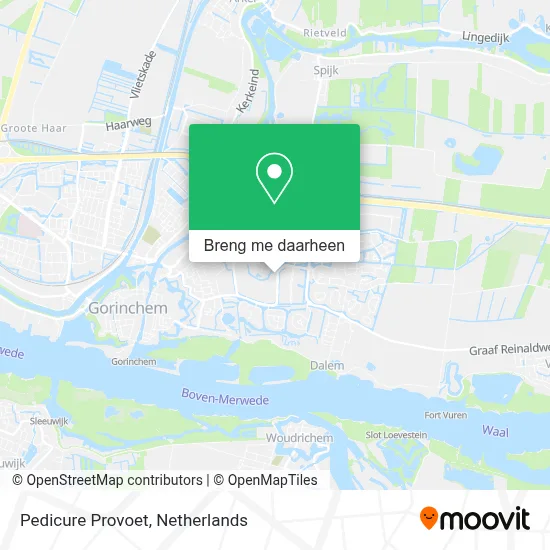 Pedicure Provoet kaart