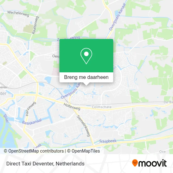 Direct Taxi Deventer kaart