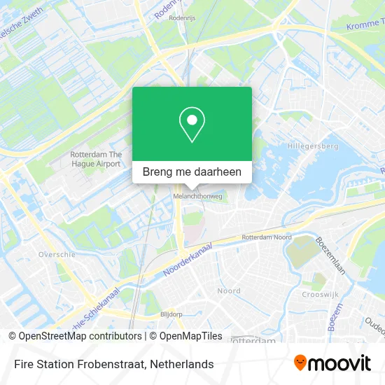 Fire Station Frobenstraat kaart
