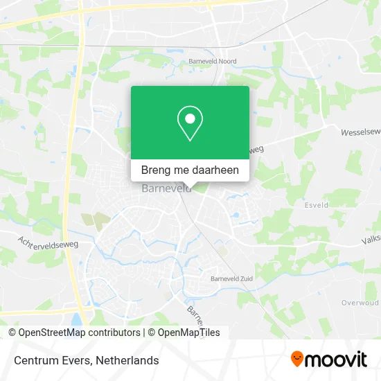 Centrum Evers kaart