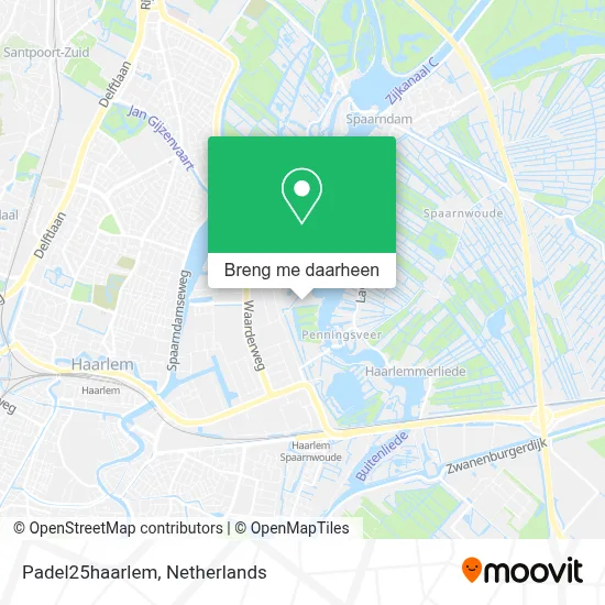 Padel25haarlem kaart