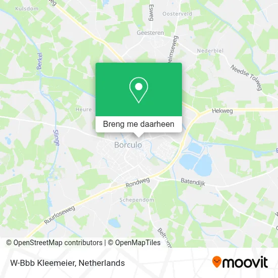 W-Bbb Kleemeier kaart