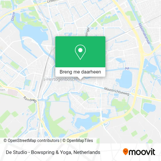 De Studio - Bowspring & Yoga kaart