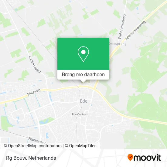 Rg Bouw kaart