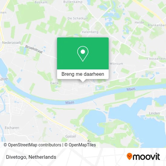 Divetogo kaart