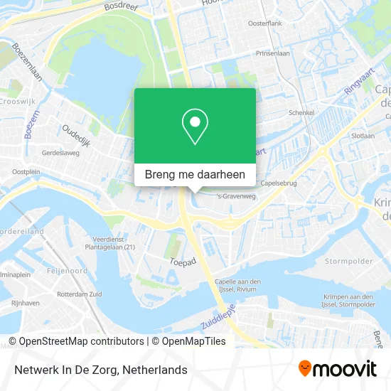 Netwerk In De Zorg kaart