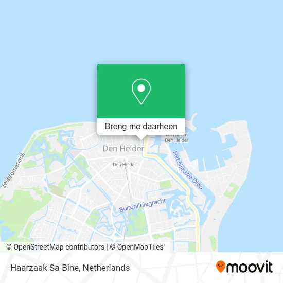 Haarzaak Sa-Bine kaart