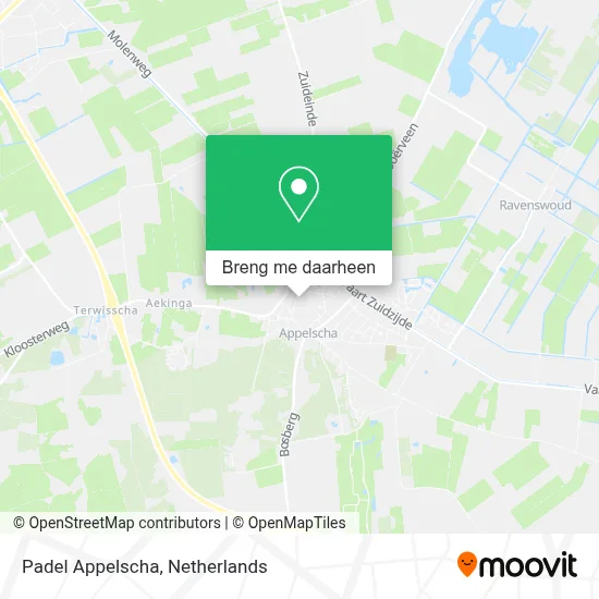 Padel Appelscha kaart