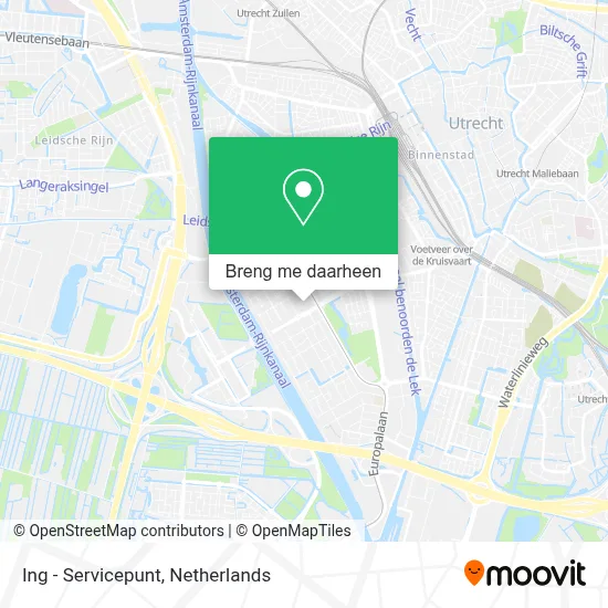 Ing - Servicepunt kaart