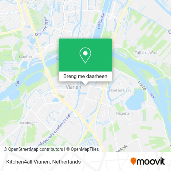 Kitchen4all Vianen kaart