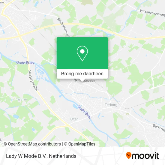 Lady W Mode B.V. kaart