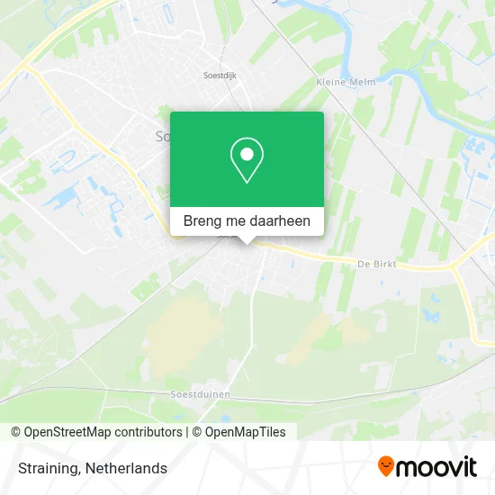 Straining kaart