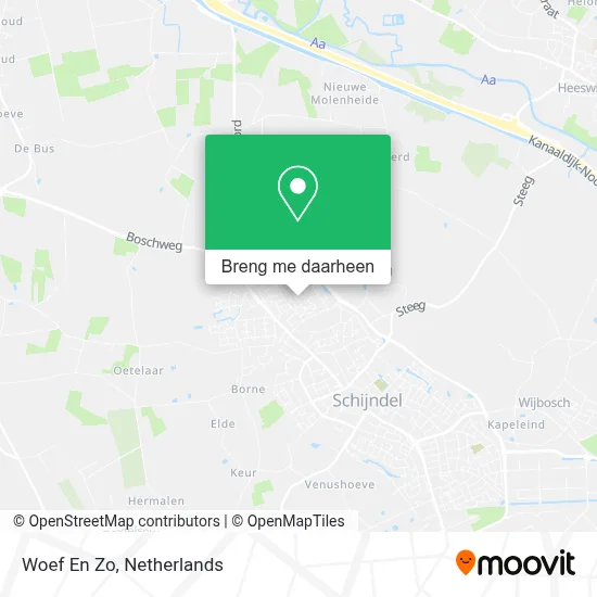 Woef En Zo kaart