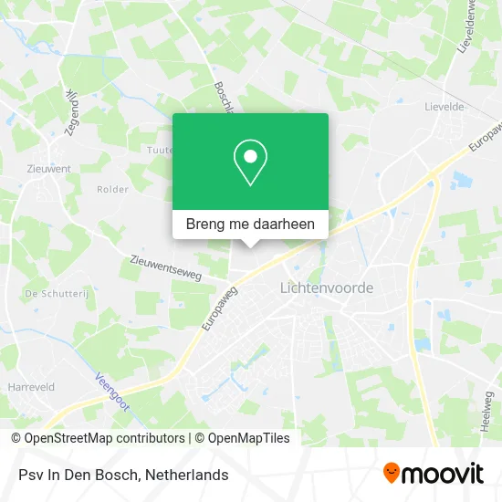 Psv In Den Bosch kaart