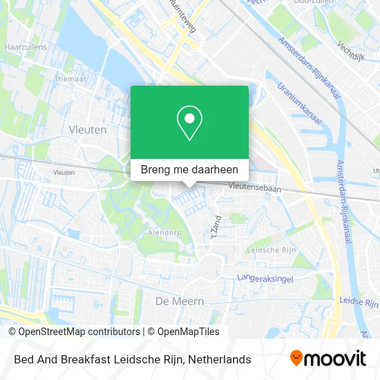 Bed And Breakfast Leidsche Rijn kaart