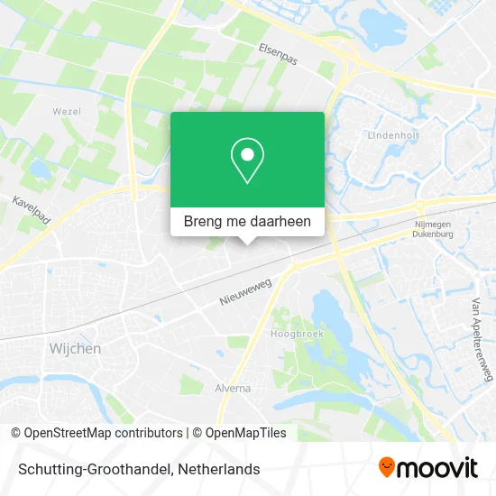 Schutting-Groothandel kaart