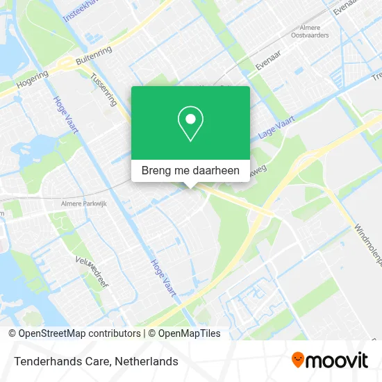 Tenderhands Care kaart