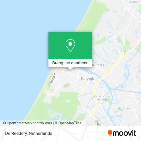 De Reedery kaart