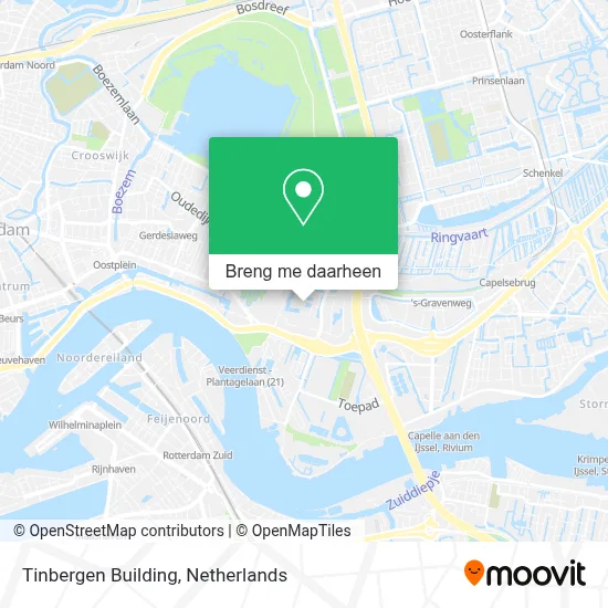 Tinbergen Building kaart