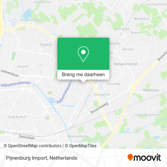 Pijnenburg Import kaart