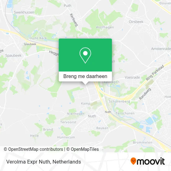 Verolma Expr Nuth kaart