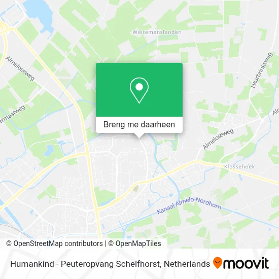 Humankind - Peuteropvang Schelfhorst kaart