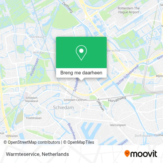 Warmteservice kaart