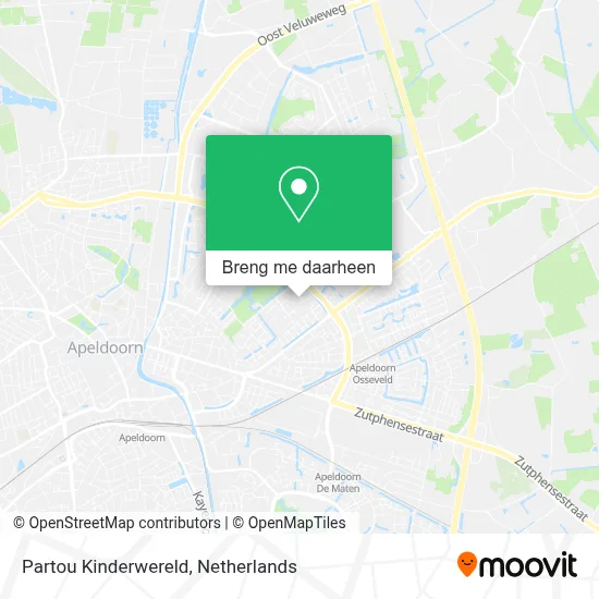 Partou Kinderwereld kaart