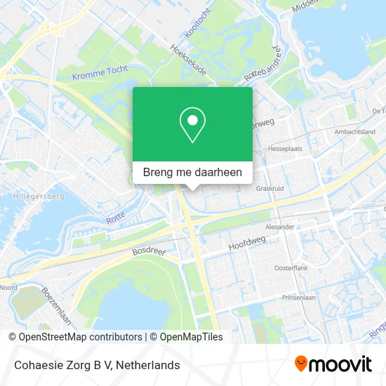 Cohaesie Zorg B V kaart