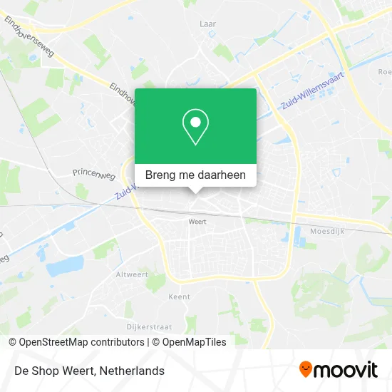 De Shop Weert kaart