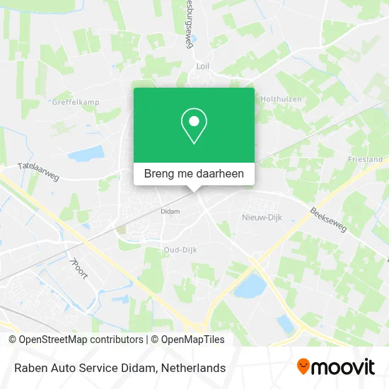 Raben Auto Service Didam kaart