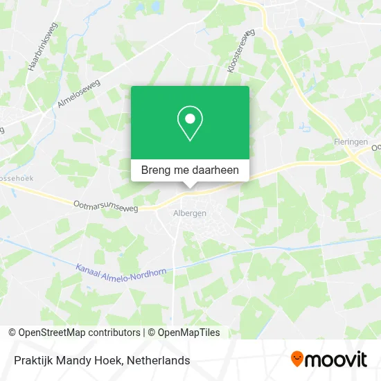 Praktijk Mandy Hoek kaart