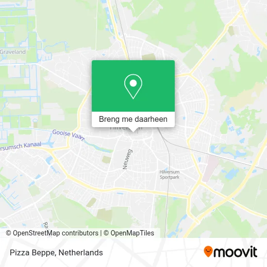 Pizza Beppe kaart