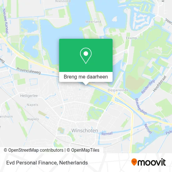 Evd Personal Finance kaart