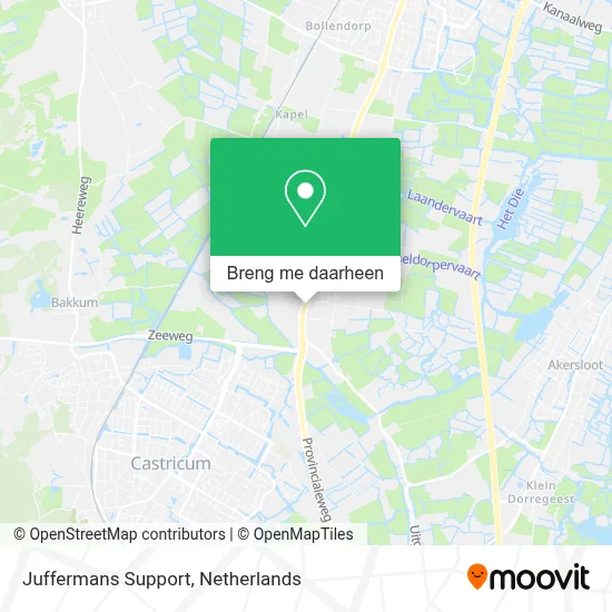 Juffermans Support kaart