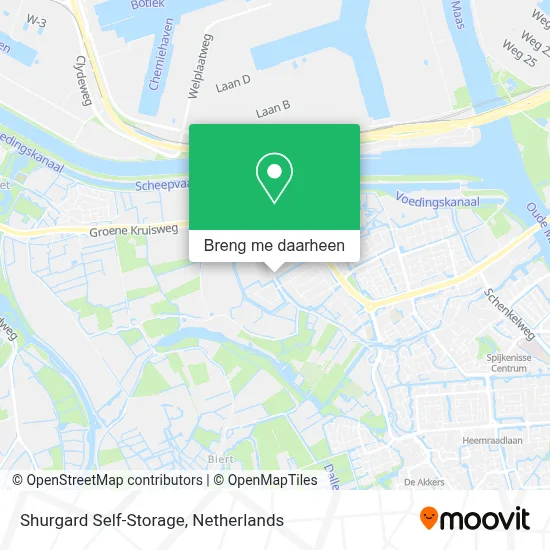 Shurgard Self-Storage kaart