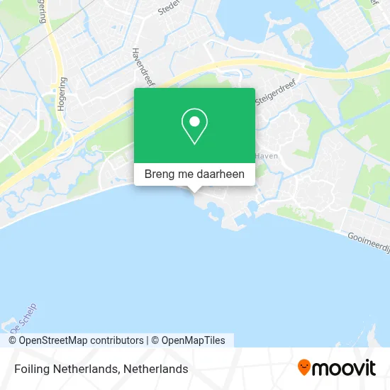 Foiling Netherlands kaart
