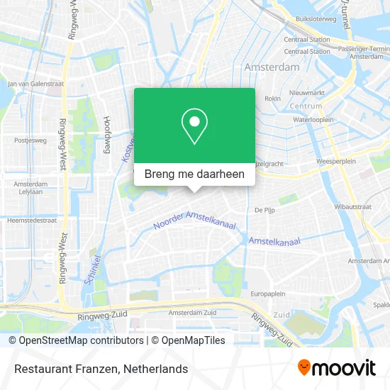 Restaurant Franzen kaart