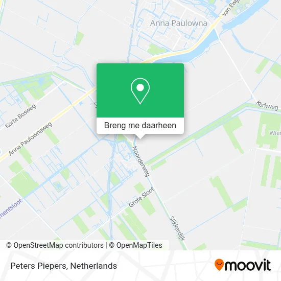 Peters Piepers kaart