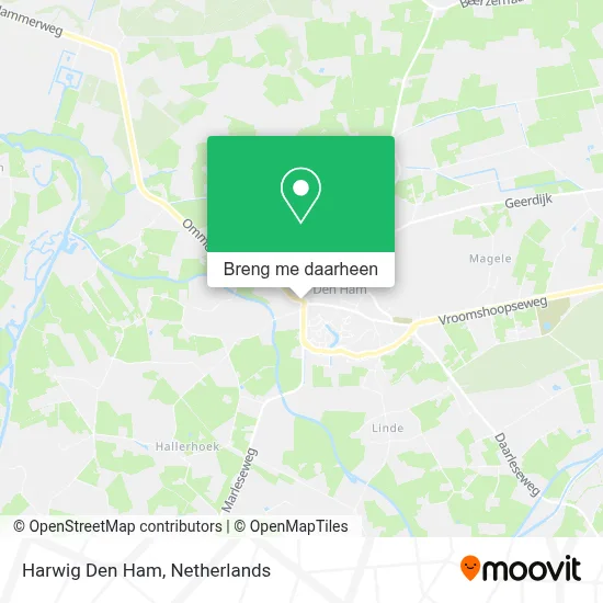 Harwig Den Ham kaart