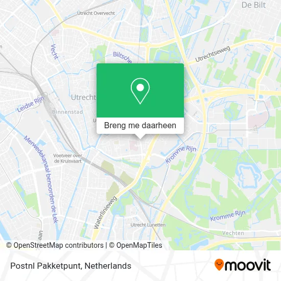 Postnl Pakketpunt kaart