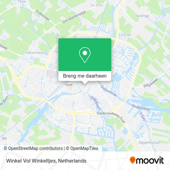 Winkel Vol Winkeltjes kaart