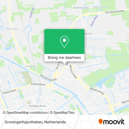 Groningerhypotheken kaart