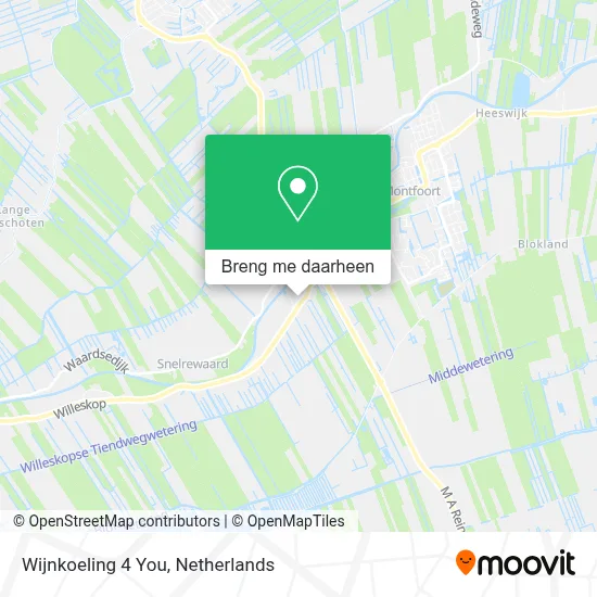 Wijnkoeling 4 You kaart