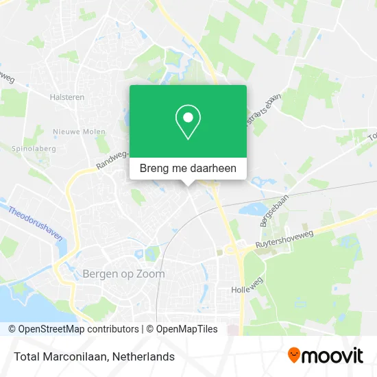 Total Marconilaan kaart