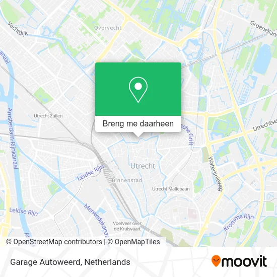 Garage Autoweerd kaart