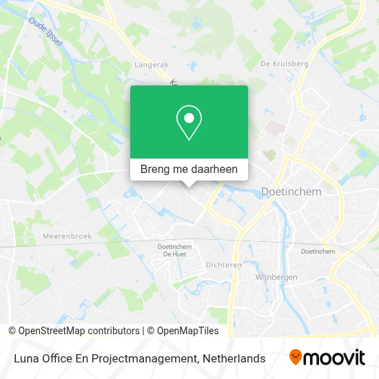 Luna Office En Projectmanagement kaart